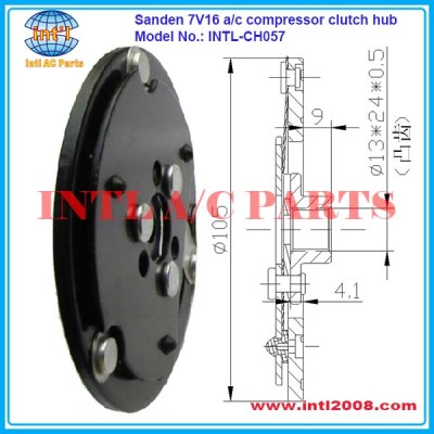 INTL-CH057 Sanden sd7v16 air compressor ac clutch hub