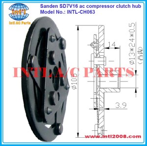 INTL-CH063 Sanden sd7v16 air compressor ac clutch hub