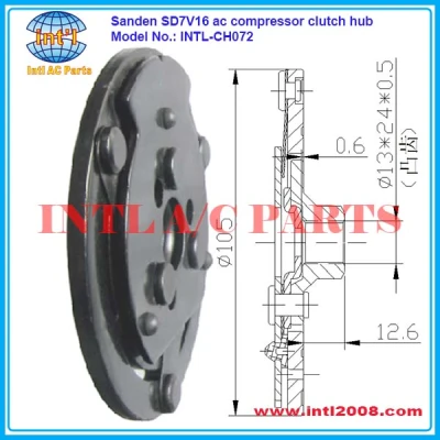 Sanden sd7v16 ac compressor ac clutch hub
