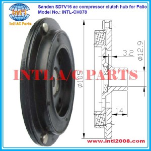 Sanden sd7v16 air compressor clutch hub for Palio