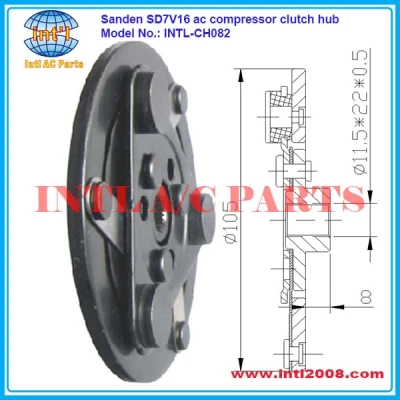 Sanden sd7v16 air compressor clutch hub/ SD7V16 ac compressor clutch hub