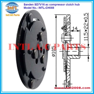 Sanden sd7v16 air compressor clutch hub/ Sanden SD7V16 ac compressor ac clutch hub