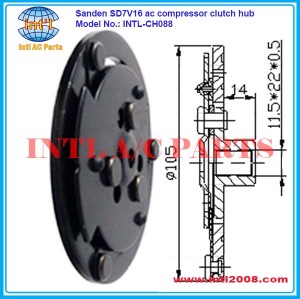 Sanden sd7v16 air compressor clutch hub/ Sanden SD7V16 ac compressor ac clutch hub