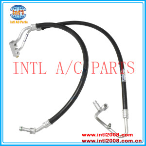 A/C Manifold suction & discharge Hose Assembly FOR Ford E-350/E-450 van 7.3L V8 1997-2003 air con pipe F7UZ19D850EA YF37171