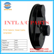 Clutch hub /plates/dusts cover used for Calsonic Nissan Sylphy compressor Diameter :105 mm China maker