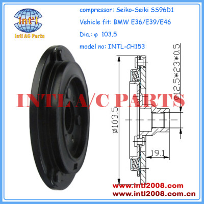 air compressor Seiko-Seiki SS96D1 clutch hub /Seiko Seiki clutch plate /disc for BMW E36/E39/E46 dust cover China factory