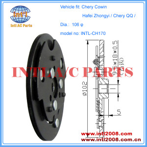 China A/C Compressor clutch hub /front hub clutch plate /disc /dust cover for Chery Cowin /Chery QQ/Hafei Zhongyi