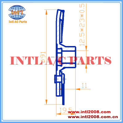 China factory auto ac Sanden PXE16 Volkswagen CLUTCH PLATE a/c clutch hub 90MM diameter 12.5*23*0.5mm Shaft Assembly mass stock