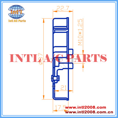 China manufacturer Denso 6SEU12C Toyota coralla CLUTCH PLATE auto ac 87MM diameter M10*1.25 Shaft Assembly a/c clutch hub mass stock