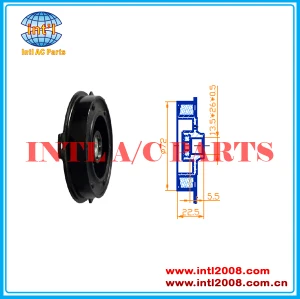 China factory auto ac CLUTCH PLATE Zexel DCS17E Audi A3 72MM diameter 13.5*26*0.5MM Shaft Assembly a/c clutch hub mass stock