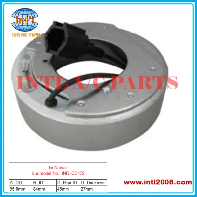 For Nissan Tiida 1.8L CALSONIC CR-10 compressor coil size 95.8*64*45*27MM 92600-CJ70A 92600-CJ70B