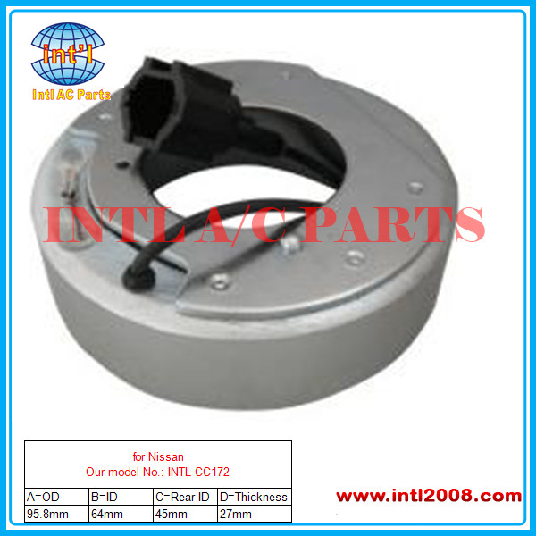 For Nissan Tiida 1.8L CALSONIC CR-10 compressor coil size 95.8*64*45*27MM 92600-CJ70A 92600-CJ70B