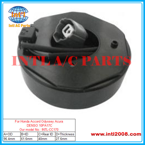 For Honda Accord Odyssey Acura DENSO 10PA17C compressor coil size :96.4*61.6*40*27.6MM