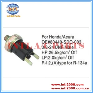 Auto air conditioning Pressure Switch pressure Sensor HONDA ACURA