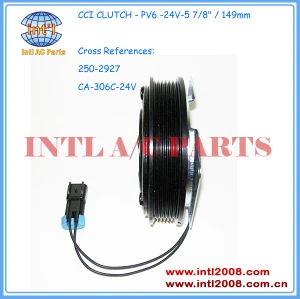 CCI clutch York 210 magnetic clutch pulley PV6 24V 5 7/8
