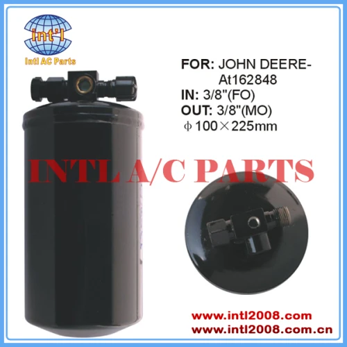 China suppiler A/C Receiver Drier John Deere Tractors 8110 Titan II 6622 / Cotton Pickers 9940 AT63170 AH114865 AT162848 AMX10156