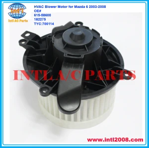 615-58600 182275 TYC:700114 HVAC Blower Motor for Mazda 6 2003-2008