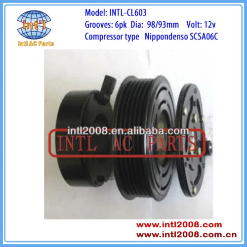 PV6 SCSA06C ac Compressor clutch Toyota Corolla MR2 Spyder DAIHATSU Materia 2001-2007 88310-1A580 447100-1952