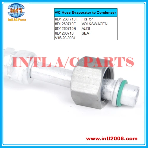 8D1260710F A/C Hose Evaporator to Condenser High Pressure Line fits for Audi A4 Volkswagen Passat 8D1260710 8D1260710B 8D126071