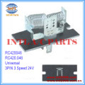 Made in China auto air conditioning Universal Heater Blower Motor Controller Resistor Regulator 3PIN 3 Speed 24V RC420046 RC420.046 RC420 046