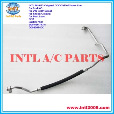 5Q0820743C air conditioning ac Tube/Hose Assemblies & line pipe/pipes for Audi A3/VW Golf/Passat/Skoda Octavia/Seat Leon