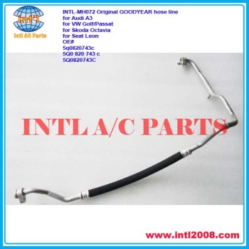 5Q0820743C air conditioning ac Tube/Hose Assemblies & line pipe/pipes for Audi A3/VW Golf/Passat/Skoda Octavia/Seat Leon