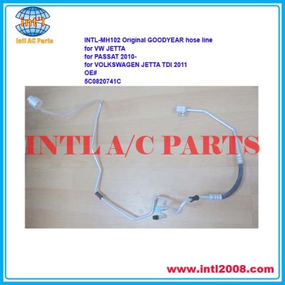 5C0820741C air conditioning ac Tube/Hose Assemblies & line pipe/pipes for VW Jetta/Passat
