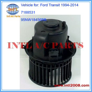Heater Blower Motor w/Fan Cage for Ford Transit 2.0 2.3 2.4 TDCi RWD 1994- on 7188531 95NW18456BB fan motor