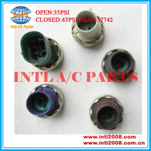 auto Air Compressor Pressure switches for GM/Harrison V5 (brown) Compressor switch pressure parts OE#6557742 China supply