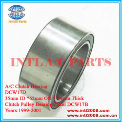 A/C Clutch Bearing for Zexel DCW17B DCW17D Clutch Pulley Bearing size 35( ID) * 62(OD) * 24(Thick) China factory supply