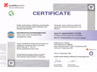 Quality Austria Certificate