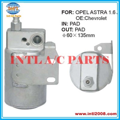 receptor filtro secador Opel Astra 1618150 9117400 60X135MM