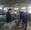 Client come our factory for goods checking