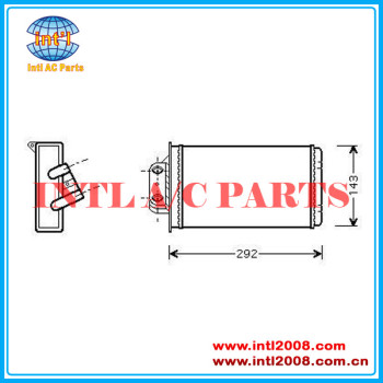 Auto Air Conditioning Parts Heat Exchanger For Fiat Palio Weekend (178DX) 1996-2015 46723061 DENSO 15001020AM 7082319 core size 250X130X32MM