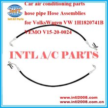 Car air conditioning parts hose pipe Hose Assemblies for VolksWagen VW 1H1820741B VEMO V15-20-0024 High Pressure Line