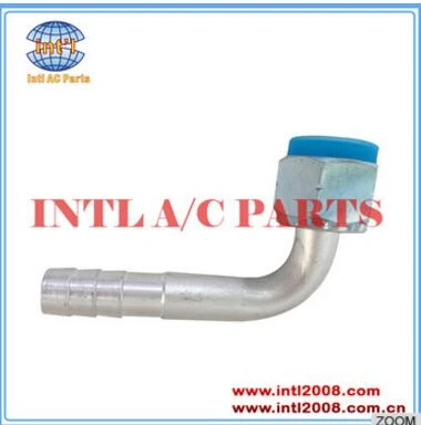 #6 90degree Female R134a O-ring Fitting Barb