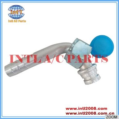 #6 90degree Female R134a O-ring Fitting Barb