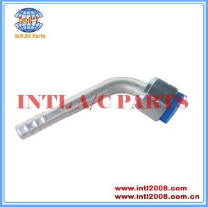INTL-HF5002 #6 45 degree aluminum barb female O-ring R134A Fitting