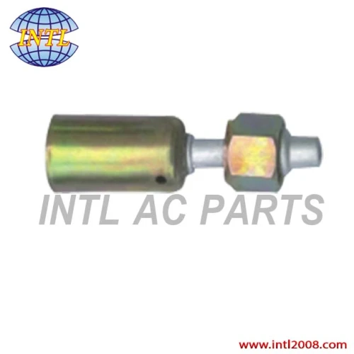 #10 straight female Oring beadlock hose fittings /connector/coupling with AL Joint iron jacket for wholesale and retail