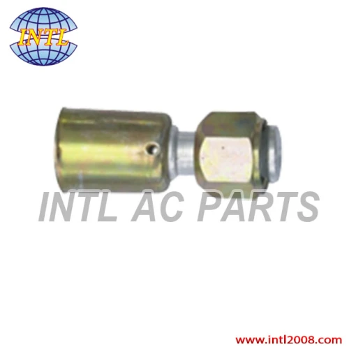 #8 90 degree female flare beadlock hose fittings /connector/coupling with AL Joint iron jacket for wholesale and retail