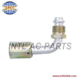 #8 straight male Oring R12 beadlock hose fitting /quick joint /connector/coupling with iron jacket cap
