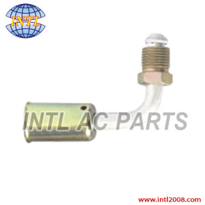 #8 straight male flare beadlock hose fitting /quick joint /connector/coupling with iron jacket cap