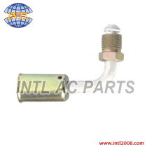 #12 straight male flare beadlock hose fitting /quick joint /connector/coupling with iron jacket cap