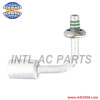 #10 45 degree O-ring air conditioning beadlock hose fitting crimp on fitting hose connector