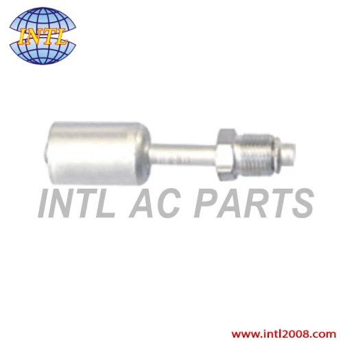 intl-hf2260 #10 90 degree Oring beadlock hose fitting /connector/coupling with with AL jacket cap