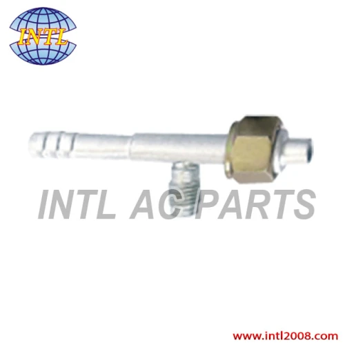 #5 straight female oring beadlock hose fitting /connector/coupling with Al joint R12 value