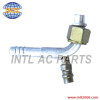 universal auto air conditioning hose fitting hose barb fitting AC barb fitting hose splicer with R12 service port