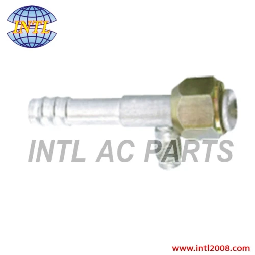 #6 45 degree female flare beadlock hose fitting /connector/coupling with Al joint R12 value