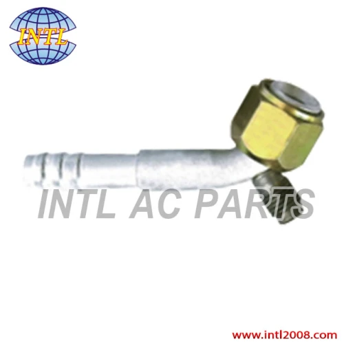 #6 45 degree female flare beadlock hose fitting /connector/coupling with Al joint R12 value