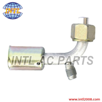 female Oring beadlock hose fitting /connector/coupling with Al joint Iron Jacket R12 value